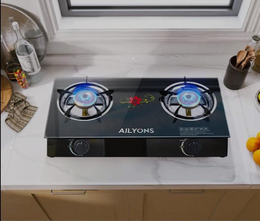 Glass top ailyons jiko Ailyons 2 burner glass top cooker