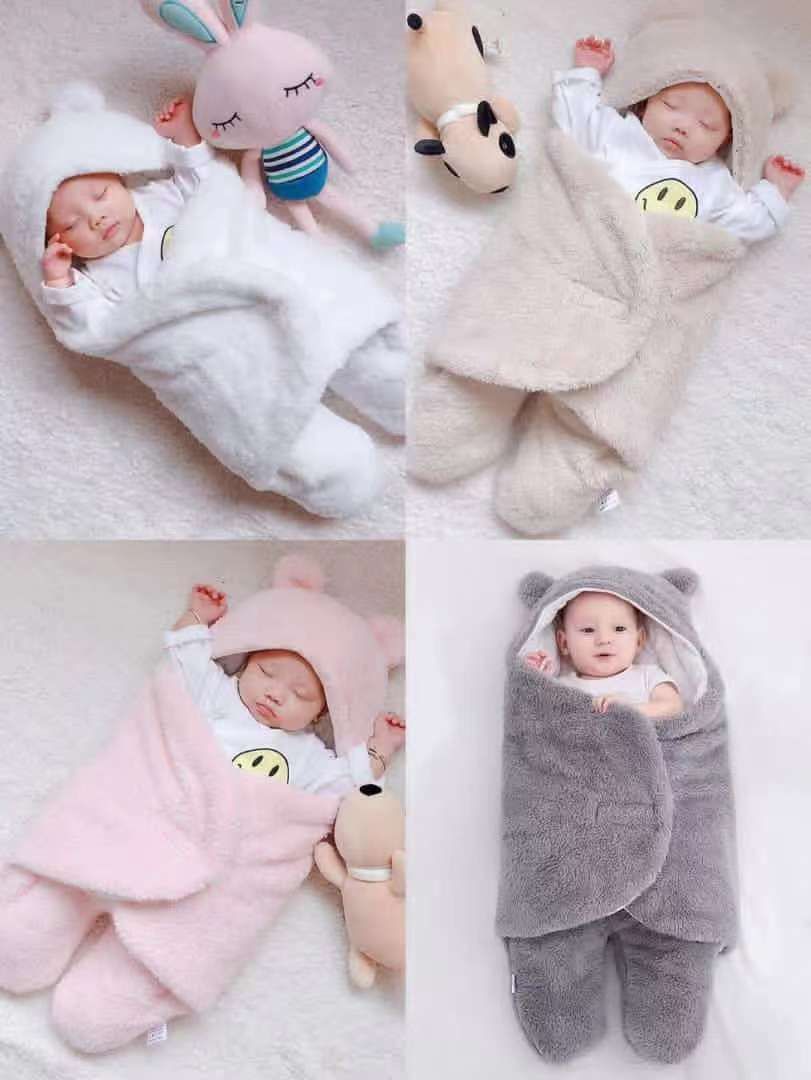 Swandle Newborn Swaddle Baby Wrap CoatNewborn 0-12Months Baby Blanket For Bedding Stroller Super Soft Warm Infant Boys Girls Sleeping Bag Swaddle Wrap