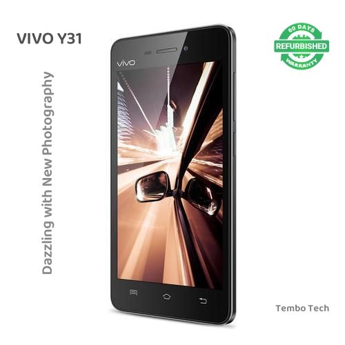 Refurbished VIVO Y31 Smartphone 2G RAM+32G ROM Unlock 5.45" Screen Dual SIM 2G/3G/4G/LTE 8MP+2MP Cameras Bluetooth Google toolsle pre-installed