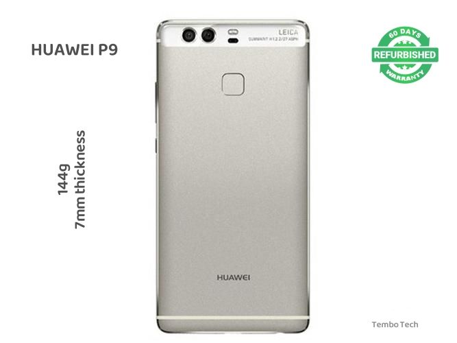 Refurbished Huawei P9 Smartphone 4G RAM+64G ROM Unlock 5.2" Screen Dual SIM 2G/3G/4G/LTE 12MP+8MP Cameras Leica optics Google tools pre-installed