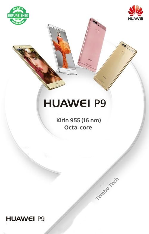 Refurbished Huawei P9 Smartphone 4G RAM+64G ROM Unlock 5.2" Screen Dual SIM 2G/3G/4G/LTE 12MP+8MP Cameras Leica optics Google tools pre-installed