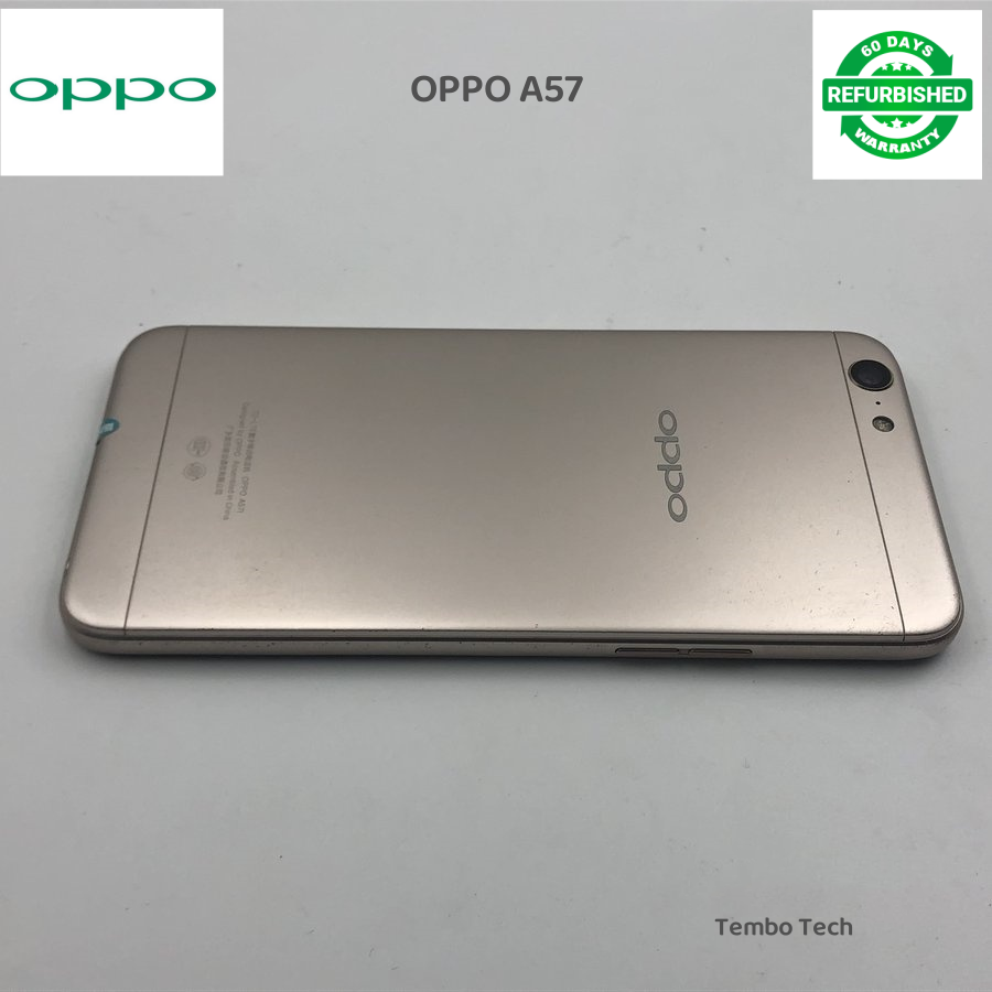 Refurbished OPPO A57 Smartphone 3G RAM+32G ROM Unlock 5.5" Screen Dual SIM 2G/3G/4G/LTE 13MP+16MP Cameras Fingerprint recognition Bluetooth Split Screen Game Acceleration Google tools