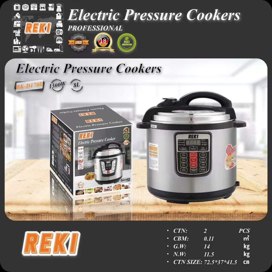 ⚠️ New Arrivals Alert! ⚠️

🔥 RK-D1708 | 1300W | 6L – Power-Packed Performance for Your Kitchen! 🍗🍟

Big meals? No problem! With a spacious 8L capacity and 1300W power, this beast gets the job done