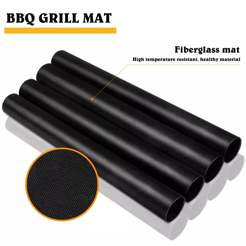 *Non-stick BBQ Grill mats 1pc  Barbecue Baking Pad Reusable PTFE Cooking Plate For Party Grill Mat ..Measurements attached