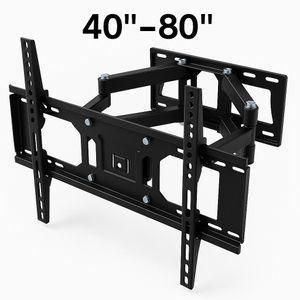 😋☑️General 40"-80", 43'', 50'', 55'', 60'', 65'', 70'', 75'', 80'' Rotating Swivel & Tilt TV Wall Mount Bracket.VESA compliance: 200x200, 200x400mm, 300x300mm, 400x400mm, 600x400mm
Loading Weight: 11
