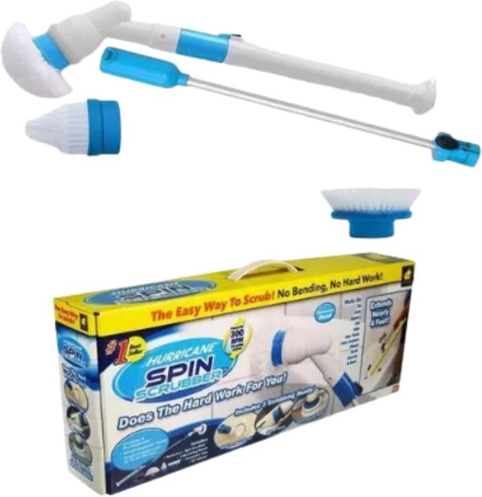 3 Heads Electric Spin/Tiles Scrubber Cleaning Brush with Adjustable Handle.a practical household cleaning tool, helping you to clean bathroom, floor, tiles or window with little effort
Built-in rechar