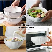 Ceramic 6pc Concise Bowls.Strong ceramic bowl
Quality Chip resistant ceramic material
Classic design fit any kitchen style
Perfect for Home or Restaurant use,indoor or outdoor use