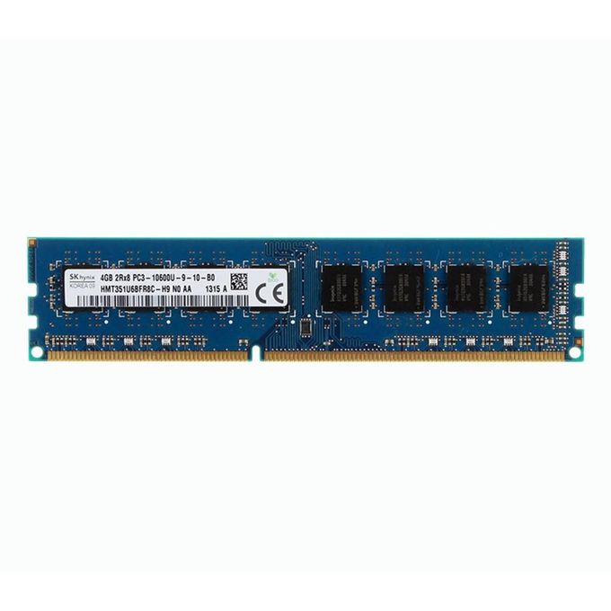 4GB DDR3 PC3-10600 1333MHz CL9 1.5v 240-Pin Hynix HMT351U6CFR8C-H9 Unbuffered Desktop Memory ram
