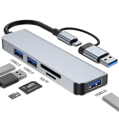 4 IN 1 USB Type C Hub Port Expansion Computer Multiple