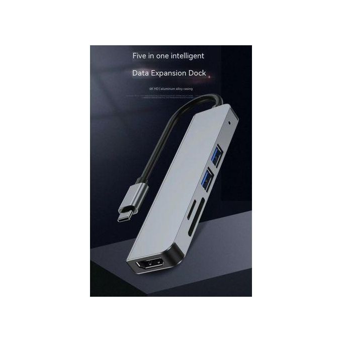 4 IN 1 USB Type C Hub Port Expansion Computer Multiple