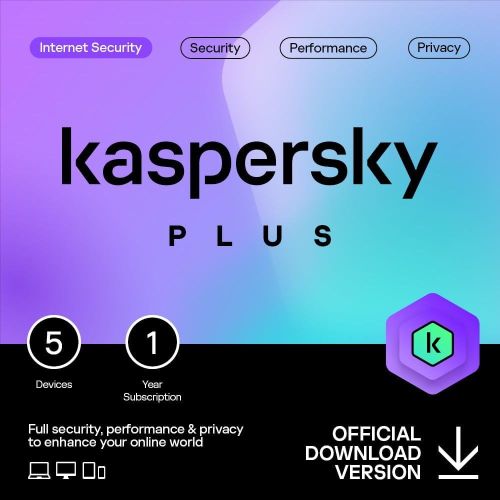 Kaspersky Plus 5 Devices - 1 Year