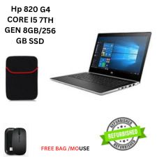 HP EliteBook 820 G4 Notebook PC Intel Core i5 7th Gen 8GB RAM 256GB SSD 12.5 Inch HD Display
