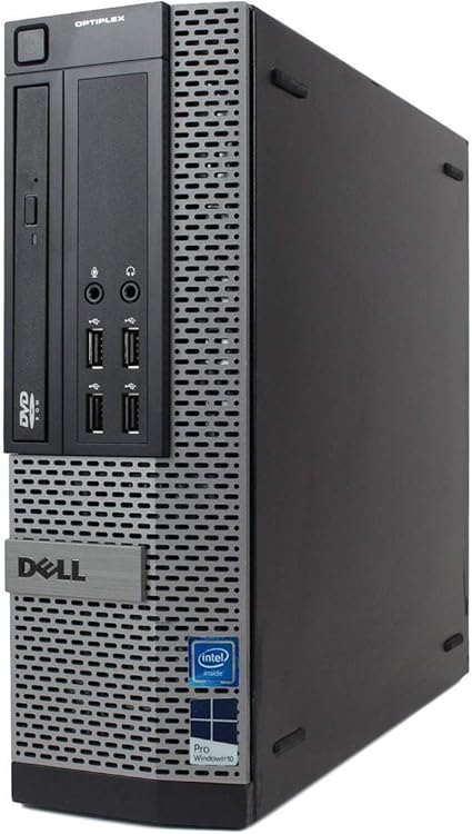 Dell Optiplex Desktop Computer- Intel PENTIUM .4GHz, 4 GB DDR3, New 500B HDD, Windows 10 Pro 64-Bit, WiFi, DVDRW + New Dell Full HD 19 inch LED Monitor