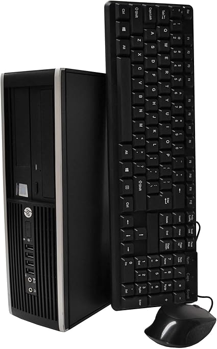 HP Elite Desktop PC Computer Intel Core i5 3.1-GHz, 8 gb Ram, 1 TB Hard Drive, DVDRW, 22 Inch LCD Monitor, Keyboard, Mouse windows 11 installed
