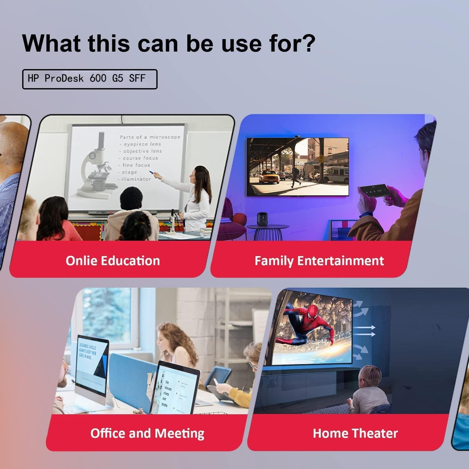 HP ProDesk 400 G5 Core I5 8TH Gen 8GB Ram 500GB HDD Business SFF Desktop CPU