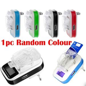 Universal Travel Battery Charger USB Wall Charging with LCD Display for Mobile Phone Camera Old Phones Batteries Terminals