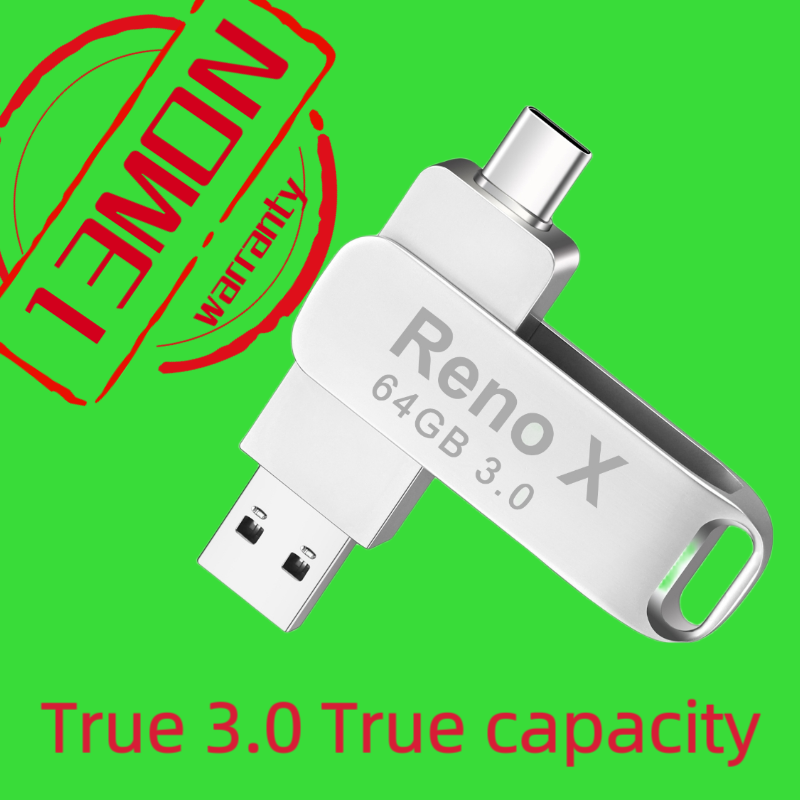Phone  Flash Disk 64 G High Speed Waterproof Metal USB 3.0 Flash Drive External Hard Disk High Speed Waterproof Metal USB 3.0 Flash Drive USB Drive Type-C OTG USB 3.0 Flash