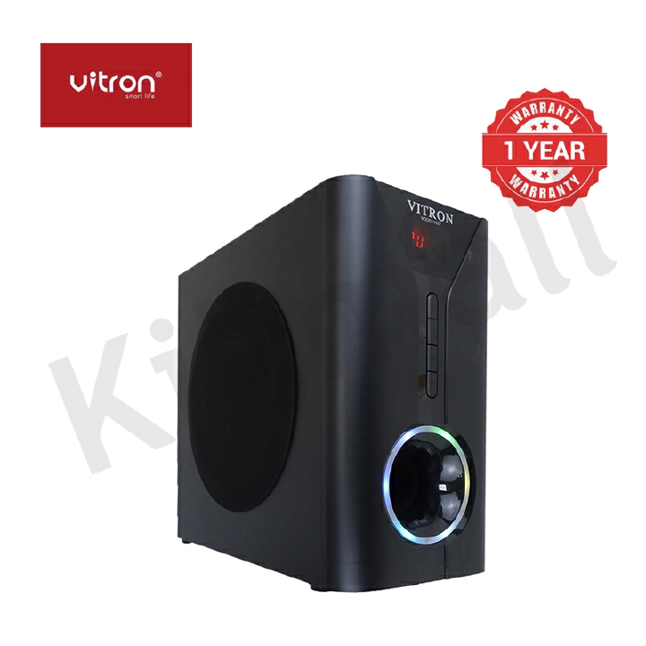 Brand New Vitron V527 2.1CH Multimedia Bluetooth Woofer Speaker System  Subwoofer Soundbar BT/USB/SD/FM Subwoofer Home Audilo System Soundbar with Remote Control 9000W