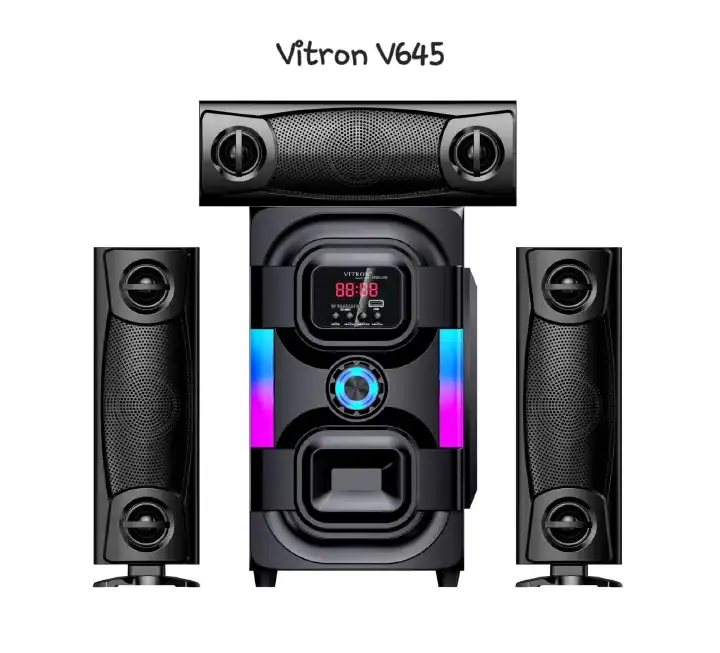 Brand New Vitron V645 3.1CH Multimedia Bluetooth Woofer Speaker System Subwoofer Soundbar BT/USB/SD/FM Subwoofer Home Audilo System