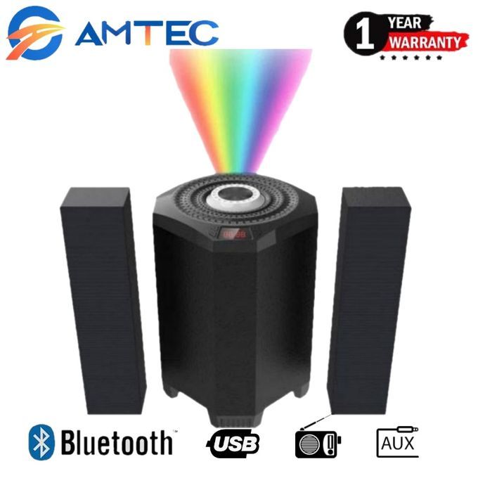 AMTEC Amtec AM-006 2.1CH Home Theatre Sub Woofer-Bluetooth/FM/Usb-15,000WATTS,SUB WOOFER SYSTEM Subwoofer Multimedia System