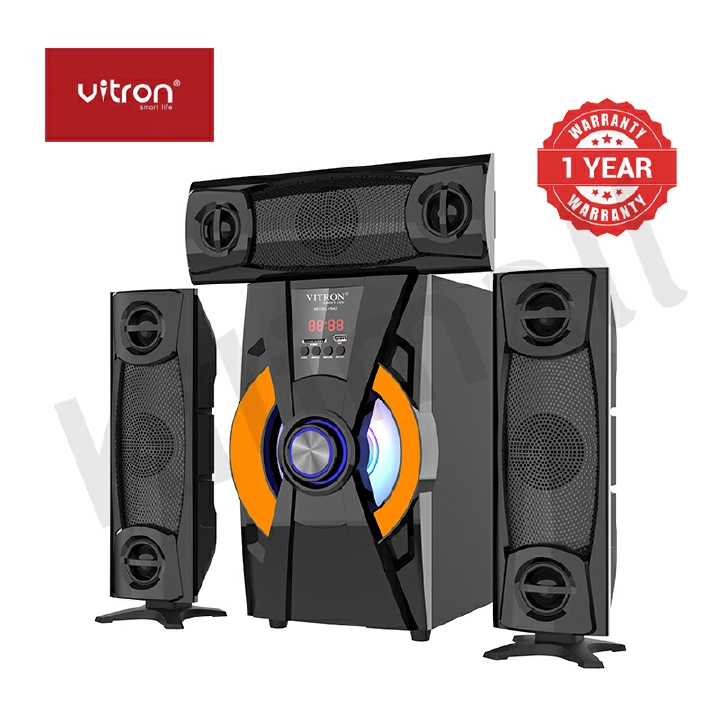 Vitron 3.1CH V642 X-Bass Home Theatre System with Remote Control Bluetooth Woofer Speaker System Subwoofer Home Audilo System USB SD MP3 FM Radio 10000W