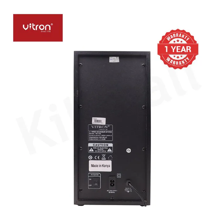 Vitron V61SB 2.1 wired Soundbar System 12000w Subwoofer Soundbar Multimedia