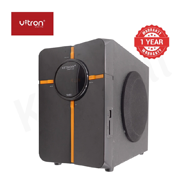 Brand New Vitron V402 2.1CH Multimedia Bluetooth Woofer Home Audio System Speaker System AC/DC Subwoofer 5000W with Remote Control