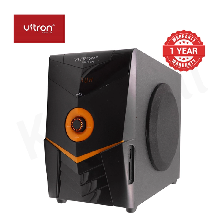 Brand New Vitron V403 2.1CH Multimedia Bluetooth Woofer Home Audio System Speaker System AC/DC Subwoofer 5000W with Remote Control