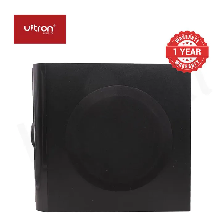 Vitron V520 2.1CH Speaker System Multifunctional Woofer V520 Subwoofer with USB SD FM Bluetooth LED Display Remote Control AC/DC 8000W