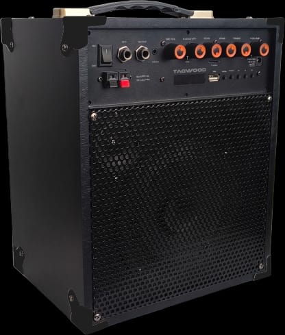 TAGWOOD LTS-6A Trolley Speaker Poarteable Portable Speaker Subwoofer Outdoor Speaker ,Bluetooth,Free Wireless Microphone & a Built in Battery Woofer