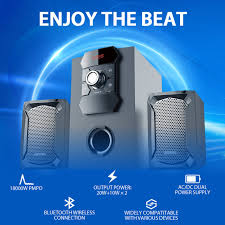AILYONS ELP2405K 2.1CH woofer Multimedia Speaker With Powerful Amplifier 18000 PMPO Output Power 20W+10W*  SubWoofer Home Theatrer MultiMedia  Speaker System