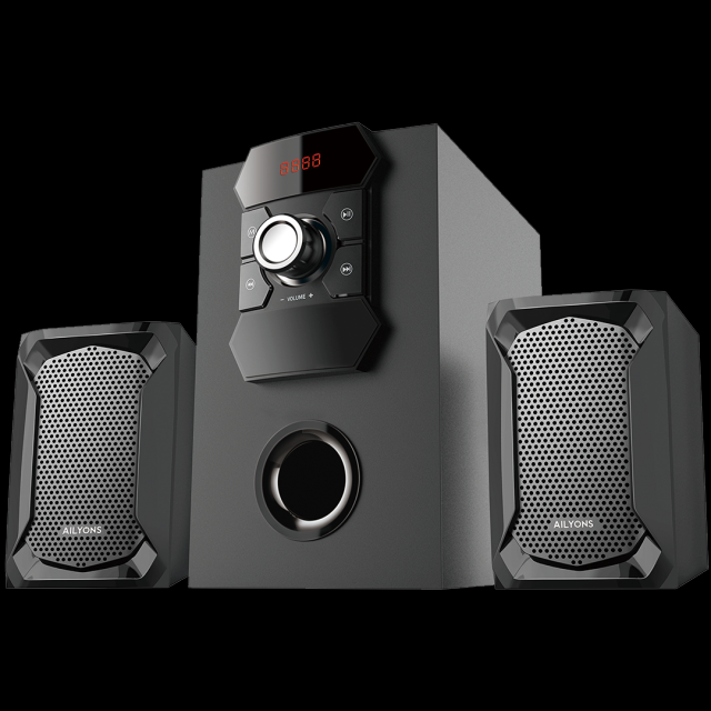 AILYONS ELP2405K 2.1CH woofer Multimedia Speaker With Powerful Amplifier 18000 PMPO Output Power 20W+10W*  SubWoofer Home Theatrer MultiMedia  Speaker System