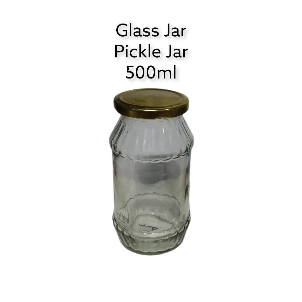 5 pcs Milly 500ml Glass Jar – Stylish Storage for Your Kitchen or Home!