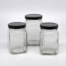 5 pcs 250ml Milly Square Jar – Premium Glass Storage Container with Airtight Seal for Kitchen, Pantry, and Craft Organization