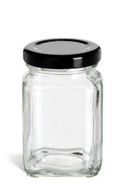 5 pcs 250ml Milly Square Jar – Premium Glass Storage Container with Airtight Seal for Kitchen, Pantry, and Craft Organization