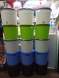 LB03 Kenstart Laundry Basket – Durable Plastic Clothes Hamper with Ventilated Design, Handles, and Large Capacity for Home, Dorm, or Laundry Room Storage