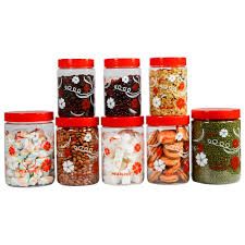 HMBA06 Bon Appetit Glass Jar 1Ltrs – Elegant Storage for Your Kitchen Essentials!