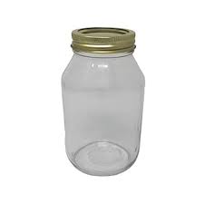 5 pcs 1 Litre Milly Glass Jar – Airtight Square Storage Container for Kitchen, Pantry, Spices, Dry Foods, and Multi-Purpose Home Use5