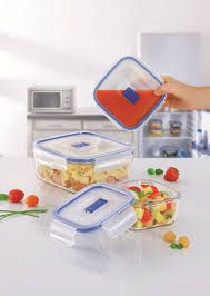 Luminarc Pure Box Square – Premium Airtight Glass Food Storage Containers (38cl, 76cl, 122cl) for Fridge, Freezer, Microwave & Dishwasher Use