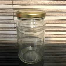 400GRM/ML Milly Glass Jar – Airtight Clear Storage Container for Spices, Grains, Coffee, Snacks & Kitchen Organization