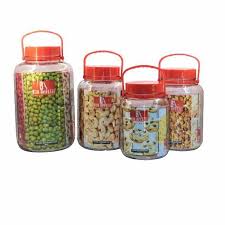 Bon Appetit Round Glass Jar – Premium Airtight Kitchen Storage Container for Spices, Snacks, Grains, and More with Elegant Clear Design and Secure Lid