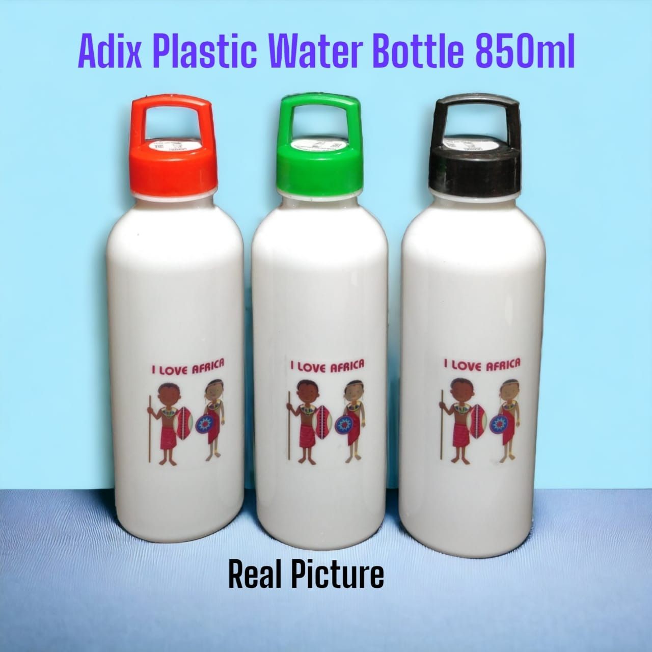 Adix Water Bottle – Leak-Proof, Durable, BPA-Free Hydration Bottle for Sports, Gym, School & Outdoor Use – Available in 600ml & 850ml Sizes