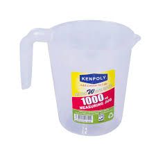 Kenpoly Measuring Jug – Durable, Easy-Pour Plastic Measuring Jug for Home, Baking, and Commercial Kitchen Use (Available in 1.0L and 1.5L Sizes)