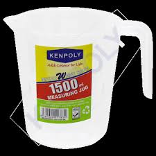Kenpoly Measuring Jug – Durable, Easy-Pour Plastic Measuring Jug for Home, Baking, and Commercial Kitchen Use (Available in 1.0L and 1.5L Sizes)