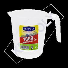 Kenpoly Measuring Jug – Durable, Easy-Pour Plastic Measuring Jug for Home, Baking, and Commercial Kitchen Use (Available in 1.0L and 1.5L Sizes)