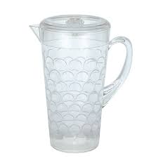 NO927 Crown Plastic Clear Jug Approx 2Ltrs – Durable, Transparent Beverage Container for Home, Office, and Outdoor Use