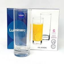 Luminarc Sterling Glass 33cl 6pcs – Premium Quality Clear Drinking Glass Set for Everyday Use, Parties, and Special Occasions – Durable, Elegant, and Dishwasher Safe