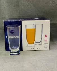Luminarc Sterling Glass 33cl 6pcs – Premium Quality Clear Drinking Glass Set for Everyday Use, Parties, and Special Occasions – Durable, Elegant, and Dishwasher Safe