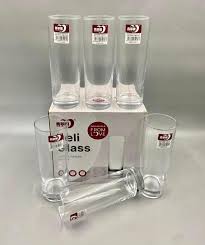 Deli Plain Glass 330ml 6pcs – Durable Drinking Glass Set for Everyday Use, Bar, Kitchen, and Office