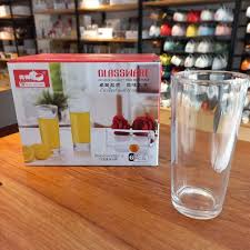 Deli Plain Glass 330ml 6pcs – Durable Drinking Glass Set for Everyday Use, Bar, Kitchen, and Office